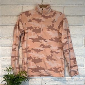 EDDIE BAUER - Pink Camo Half Zip